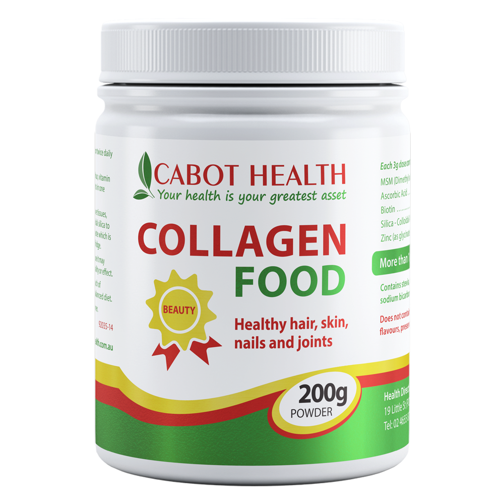 Collagen Food (MSM + Vit C + Silica) - 200g powder - The Orchid