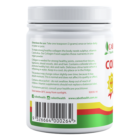Collagen Food (MSM + Vit C + Silica) - 200g powder